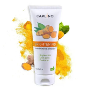 Caplino Brightening Turmeric Face Cleanser 100ml and Sleek Beauty Silicon Hair Brush 1p
