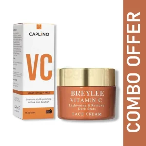 Caplino Vitamin C Serum 30ml and Breylee Vitamin C Face Cream 40g
