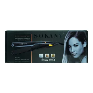 Sokany HS-030 Professional Hair Straightener for Women — 45W Black