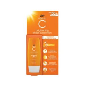 Boots Vitamin C Brightening Sheer Sunscreen SPF50+ PA+
