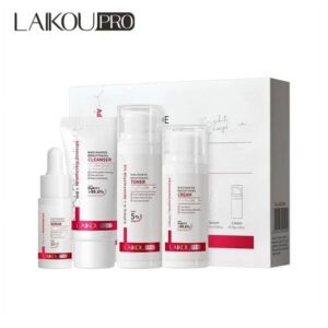 Laikou Pro Niacinamide Brightening Skincare Set 4p — Cleanser, Toner, Serum, cream