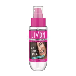 Livon Anti Frizz Serum For All Hair Types With Vitamin E & Argan Oil (5ml Extra)