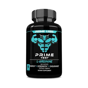Prime Labs L Arginine Nitric Oxide - with L-Arginine 1500mg 60 Capsules
