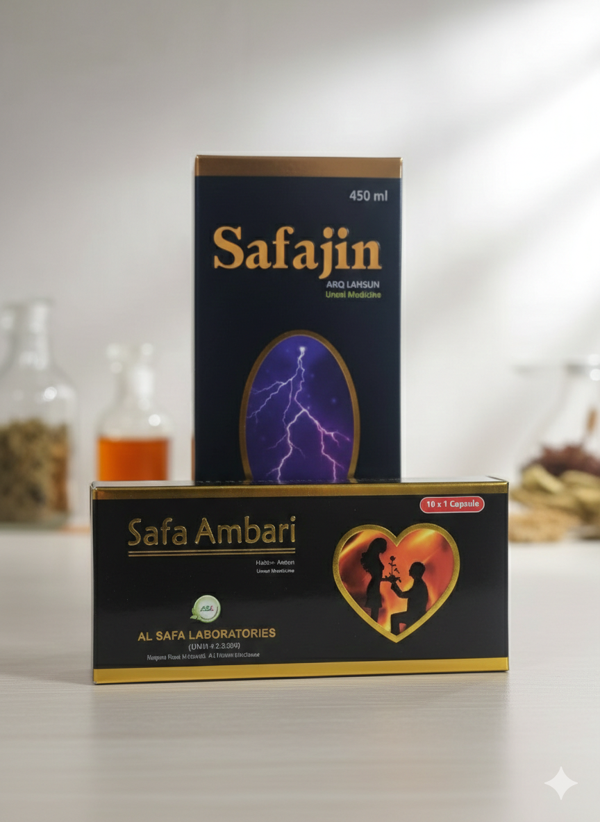 Safajin Syrup 450ml & Safa Ambari
